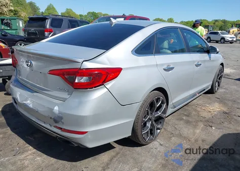 2015 Hyundai Sonata Sport z USA, uszkodzony, nr VIN 5NPE34AF6FH256579